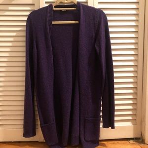 Theory Long Wool Cardigan